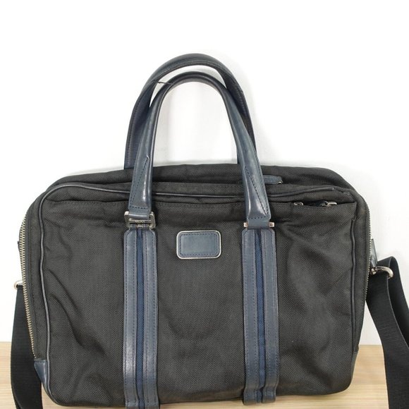 TUMI Bag Adult Black Briefcase Document Purse Japanese Messenger Nylon Business - Picture 2 of 16